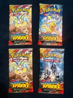 Pokemon TCG Booster Lot (11 Packs + 1 Bundle) Surging Sparks, White Flare + More - Image 2