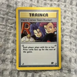 Pokemon Here Comes Team Rocket! Team Rocket Trainer Rare 15/82 2000 - Image 1