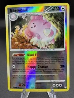 Pokemon TCG Blissey 5/123 Reverse Holo Rare Mysterious Treasures - MP - Image 1