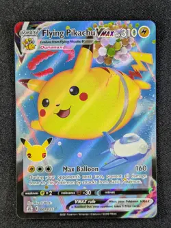2021 Pokemon FLYING PIKACHU VMAX #007/025 Celebrations Ultra Rare English (B) - Image 1