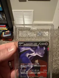 Pokemon Mega Dream Mewtwo EX SAR 237/193 TAG 10 Japanese - Image 2