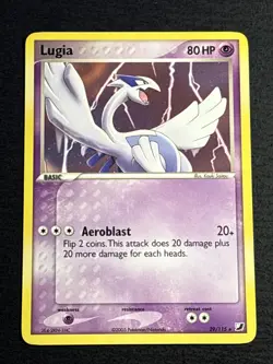 Lugia 29/115 EX Pokemon TCG Unseen Forces Non-Holo Rare Card Near Mint NM - Image 1