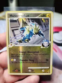 Manectric Reverse Foil/Regular Pokemon Platinum Supreme Victors #66 2009 - Image 2