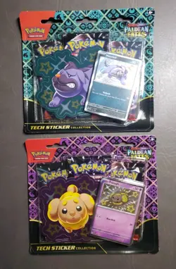 Pokemon Scarlet & Violet Paldean Fates Tech Sticker Collection - Combo - Image 1