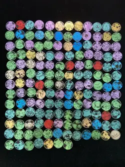 2025 Pokemon TCG Trading Card Game Metal Coin Full Set 1-151 Lot*151 #1 AM11 - Image 1