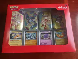 Scarlet & Violet 151 Mini Tins 4 Pack SAMS CLUB SEALED Pokemon TCG - Image 1