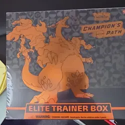 Pokemon Champion's Path Elite Trainer Box Booster Promo Charizard 2020 English - Image 1