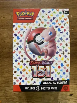 Pokemon TCG Scarlet and Violet 151 Booster Bundle Set - 290-85321 820650853210 - Image 1
