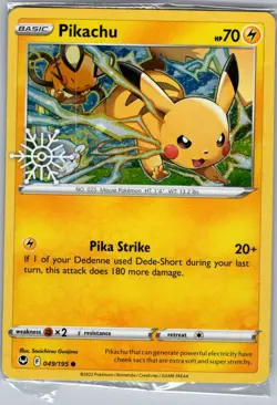 Pikachu - (Holiday Calendar) 049/195 - Pokemon Card - Sealed - Image 1