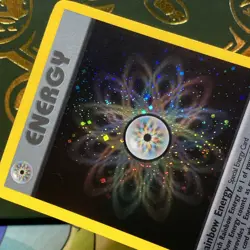 Pokemon TCG Rainbow Energy 17/82 Team Rocket Holo SWIRL NM - Image 4