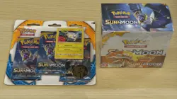 Pokemon Sun & Moon Base Set Booster Box Sealed + Triple 3 Blister Togedemaru - Image 2