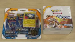 Pokemon Sun & Moon Base Set Booster Box Sealed + Triple 3 Blister Togedemaru - Image 3