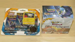 Pokemon Sun & Moon Base Set Booster Box Sealed + Triple 3 Blister Togedemaru - Image 5