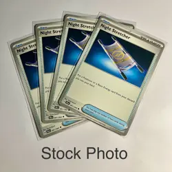 4x Night Stretcher x4 - SV: SFA - 061/064 - Uncommon - Pokemon TCG Playset NM - Image 1