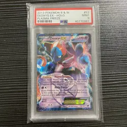 Pokemon Black & White Plasma Freeze #53/116 Deoxys EX – PSA 9 (2013) - Image 1
