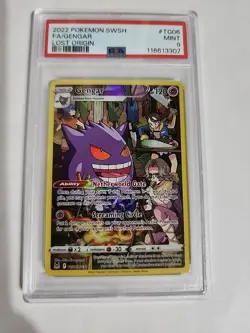 Pokemon Gengar TCG TG06/TG30 Lost Origin Trainer Gallery Holo Ultra Rare Psa 9 - Image 1