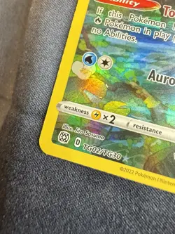 Pokemon TCG - Vaporeon Holo Brilliant Stars Trainer Gallery Pokemon NM TG02/TG30 - Image 5