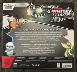 Pokemon TCG Scarlet & Violet Black Bolt & White Flare Unova Poster Collection - Image 2