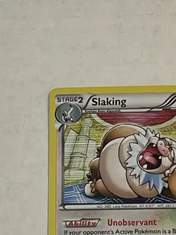 Pokemon TCG Slaking 103/124 Dragons Exalted Holo Rare 2012 LOOK!! - Image 4