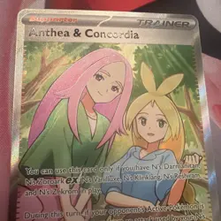 Anthea and Concordia 254/217 Ascended Heroes Pokemon TCG Full Art Trainer - Image 1
