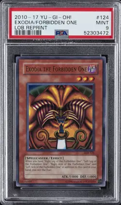 2010-2017 #124 EXODIA THE FORBIDDEN ONE PSA 9 - Image 1