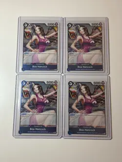 Boa Hancock OP13-051 Carrying On His Will 4 Foil Card Play Set Lot One Piece - Image 1