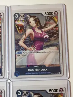 Boa Hancock OP13-051 Carrying On His Will 4 Foil Card Play Set Lot One Piece - Image 3