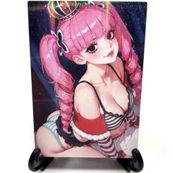 One Piece Perona Sexy Hot Anime Waifu Girl Doujin Lewd Goddess Story Art Card - Image 1