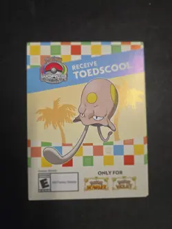 2025 Pokemon World Championships Exclusive Scarlet/Violet Toedscool Code DM ONLY - Image 1
