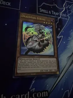 Yu-Gi-Oh! TCG Dracotail Lukias - JUSH-EN001 - Ultra Rare - 1st Edition NM - Image 1
