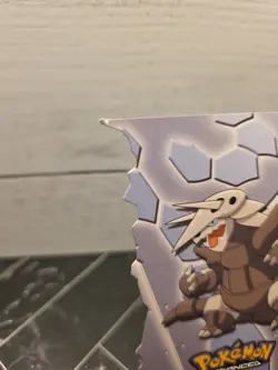 2003 POKEMON ADVANCED AGGRON DIE-CUT EMBOSSED CARD 18/18 - Image 2