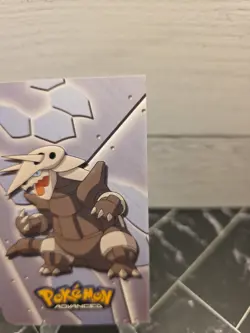 2003 POKEMON ADVANCED AGGRON DIE-CUT EMBOSSED CARD 18/18 - Image 3