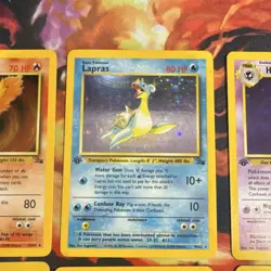 Pokemon Lot Moltres Lapras Haunter Zapdos Flareon Pidgeot 6 Cards 1st Edition - Image 3