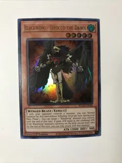 Yugioh! Blackwing - Sirocco the Dawn - BLCR-EN058 - Ultra Rare - 1st Edition Nea - Image 4
