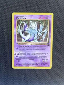Mewtwo LP WOTC Promo 12/53 Pokemon Card - Image 2