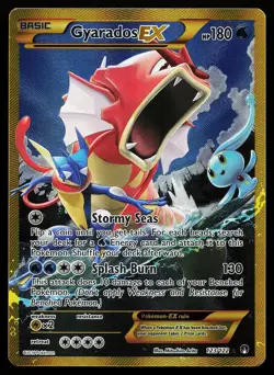 Gyarados EX 123/122 Secret Rare Full Art XY BREAKpoint Pokemon Card - Image 1
