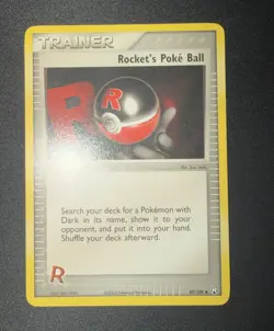 ROCKET'S POKE BALL - 89/109 - TEAM ROCKET RETURNS - POKEMON CARD - LP - Image 1