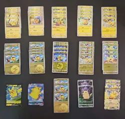 61 Lot Pokemon TCG Card S.Chinese CS5.1C 002/004 Pikachu Holo JL89 - Image 1