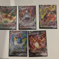 5 Vmax Pokemon Card Lot English - Image 1