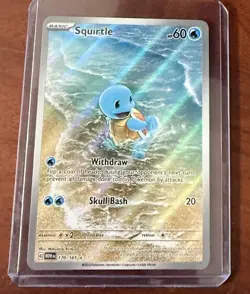 Pokemon Squirtle 170/165 Illustration Rare Holo Scarlet & Violet 151 Card - Image 1