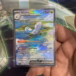 Pokemon TCG Altaria EX Holo Card Sv04: Paradox Rift 253/182 NM - Image 1