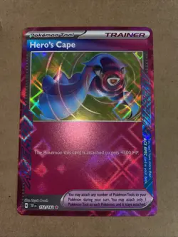 Pokemon TCG Hero's Cape Ace Spec Trainer Card 152/162 Temporal Forces NM English - Image 1