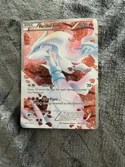 Pokemon Reshiram Legendary Treasures RC22/RC25 Full Art Holo Card - Image 1