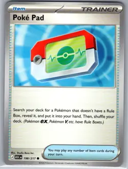 Poke Pad 198/217 Non Holo ME: Ascended Heroes - Pokemon Card - NM - Image 1