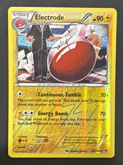 Electrode 22/108 Reverse Holo XY Roaring Skies Pokemon Card 2015 LP - Image 1