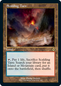Scalding Tarn - Foil - Retro Frame Modern Horizons 2 Magic mtg NM-Mint, English - Image 1