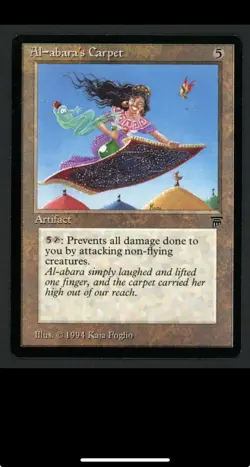 Al-abara's Carpet (NM) MTG Legends - Image 1