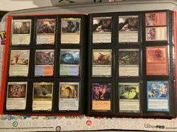 B36 MTG MAGIC GATHERING BINDER COLLECTION LOT TONS OF RARE MYTHIC FOIL MANY SETS - Image 3