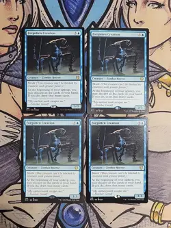 4x Forgotten Creation NM/M MIC MTG Magic - Image 1
