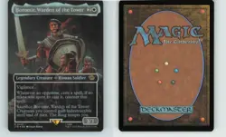Boromir, Warden of the Tower (Borderless) LOTR: Tales of Middle-earth MTG Foil - Image 3